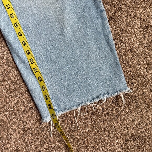 Madewell The Curvy Perfect Vintage Wide-Leg Crop Jean, Size 29, Altoona Wash - Picture 12 of 16